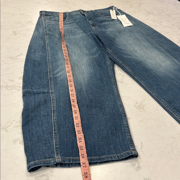 Anthropologie The Kenna Mid-Rise Heritage Barrel Jeans Size 31 NWT - Picture 11 of 16